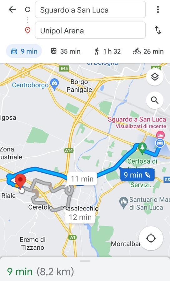 Sguardo A San Luca Apartment 博洛尼亚 外观 照片